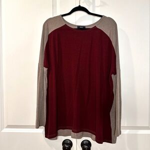 Long Sleeve Very J Purple top Size L